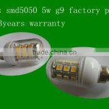 Led Bulb,CCD,3years Warranty LED G9, 24LEDs, SMD5050