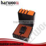 Fashion Wooden Watch Box,orange Color Wooden Watch Box,handmade Watch Box