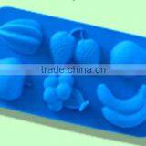 DIY 100% Food Grade Fruits Shape Making Silicone Ice Cube Tray thumbnail-1