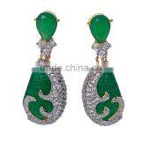 Latest Design Fancy Colorful CZ Stud Earrings ER-646-1000 (2) thumbnail-1