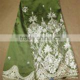 2016 New Arrival High Quality African Raw Silk George for Evening Dress thumbnail-1