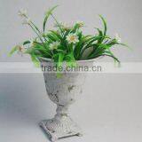 Antique Decorative French Style Metal Flower Vase