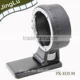 Lens Adapter With Long Tripod for PK Mount Lens to EOS(M) Mount Camera Body