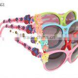 Hot Fashion Children Jewelry Fashion Sunglass Plastic Ultraviolet Glass In Wholesale