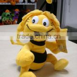 Plush yellow Bee toy