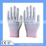 13 Gauge Finger Dipped Glove Fine Nylon Gloves For Cell Phone Repairing thumbnail-3