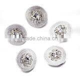Wholesale Garment Accessories Matel Rhinestone Button for Wedding Dress Decoration thumbnail-2