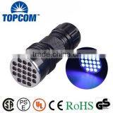 21 UV LED Blacklight Flashlight Torch Light for Pet Urine Detecting thumbnail-1
