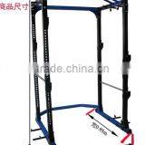 GYM EQUIPMENT POWER RACK WITH BAND PEGS DIP HANDELS thumbnail-1