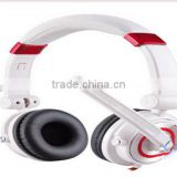Noise Cancelling Wired Stereo Headphone With Microphone,game and computer LED headphone for 3.5mm plug and USB