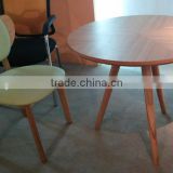 modern furniture set ash wood table dining leisure chair