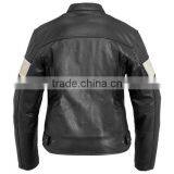Men Black Motorbike Leather Jacket / Moto Leather Jacket AI-8095 thumbnail-2