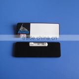 plastic name plates,company logo name badge, rubber nameplates with safety pin