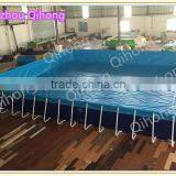 Steel Frame Swimming Pool, Metal Frame Water Pool With Inflatable Water Slides, Used Pools for Sale thumbnail-2