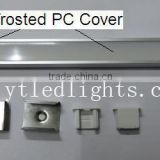 Aluminium slot 6mm height N-006 Clear or frosted PC Cover high quality 2 years warranty