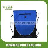 Drawstring Bag With Zipper in Middle thumbnail-6