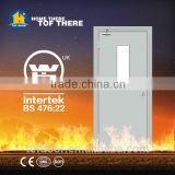 2 hours fire rated door with fireproof glass
