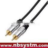 Assembly Type 3.5mm Stereo Plug to 3.5mm Stereo Plug