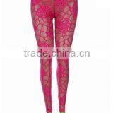 Rose Lace Leggings for Women Sex Ladies Leggings thumbnail-1