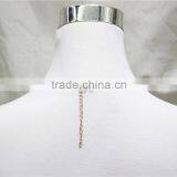 Newest Yellow & White Waterdrop Shape Pendant Necklace Pure White Pearl Necklace 2016 Fashion Wholesale thumbnail-4