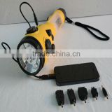 Made in China NOAA plastic Emergency saving dynamo radio Solar crank radio with led flashlight