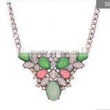 Retro Short Chain Necklace Pendant Gem Diamond Jewelry Wholesale thumbnail-6