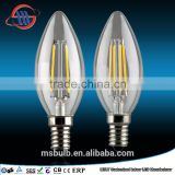 Chrismas decoration candle light warm white led C35 filament bulbs with cheap price