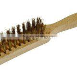 Steel Wire Brush Wooden Handle thumbnail-1