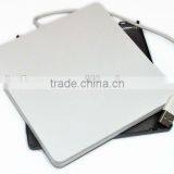 Super Slim USB 2.0 Slot-in DVD RW Enclosure Case SATA Silver thumbnail-1
