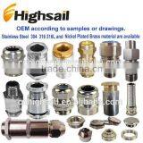 IP68 CE RoHS Metal Nickel Plated Copper Cable Gland thumbnail-1