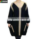 Cashmere Sweater, Black Pure Cashmere Dress thumbnail-1