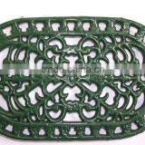 Green Cast Iron Cooking Trivet