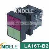 Double Push Button Switch,one is Red One is Green Many Qualities XB2-EL