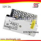 S-24-12 Low Cost Mini 12V dc Circuit Board Switch Power Supply SMPS thumbnail-3