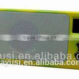 Portable FM Radio Speaker With Clock Screen Support Usb