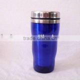 plastic&stainless steel water cups