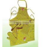 3-piece (Apron + 2 Potholders) Kitchen Textile Set thumbnail-2