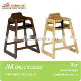 Cheap Modern Comfortable EN14988 Solid Wood Baby Restaurant High Chair thumbnail-4