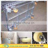High Quality and Safty Galvanized Metal Wire Mesh Container thumbnail-2
