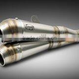 For SUZUKI GSX-R1000 2007-2008 SM Motorcycle Exhaust Pipe LASER "X-Treme" Slip-on Mufflerset "GP-style" D70
