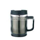 Mug Wonderful Heat Preservation Effect Stainless Steel Big Belly Auto Cup With Handle Any Color is ok thumbnail-1