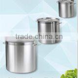 Large Stainless Steel Stock Pot With Lid thumbnail-1