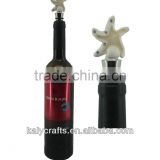 wedding gifts starfish and seashell with wine bottle stopper