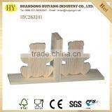 FSC Unfinished Wooden Custom Design Bookend thumbnail-2