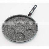 Nonstick Aluminium Egg Poacher Skillet Frying Divided Pan thumbnail-1