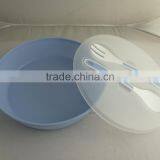 Food Grade Salad Bowl With Built in Serving Spoon and Fork/Salad Bowl to go With Serving Spoon thumbnail-4