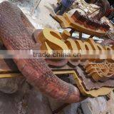 Life Size Snake With Logo Decoration for Zoo or Theme Park thumbnail-6