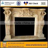 Modern Indoor Marble Fireplaces thumbnail-1