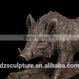 Wild Boar Life Size Bronze Statues for Sale thumbnail-5