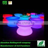 LED Portable Bar Furniture Glow Coffee Table Made of 2 Hemispheres thumbnail-4